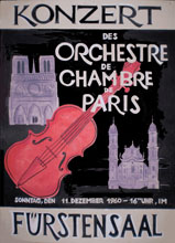 Konzertplakat 1960